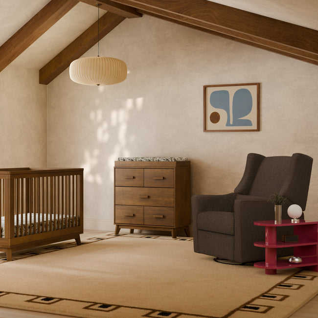 M11288PCB,Babyletto,Kiwi Glider Recliner w/ Electronic Control and USB in Performance Cocoa Boucle
