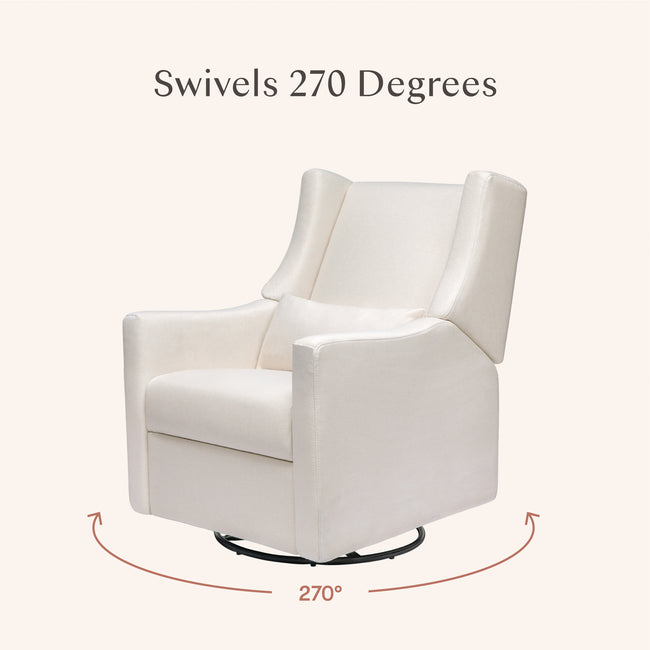 M11288PCMEW,Babyletto,Kiwi Glider Recliner w/ Electronic Control and USB in Performance Cream Eco-Weave