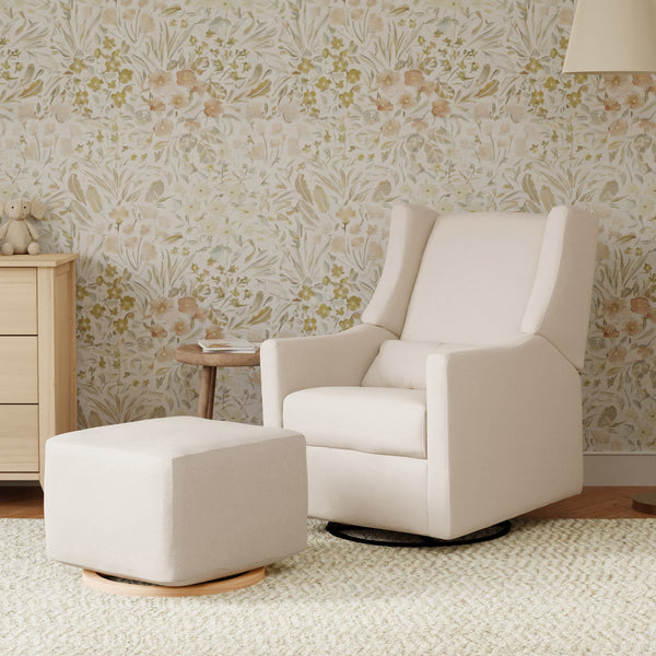 M11288PCMEW,Babyletto,Kiwi Glider Recliner w/ Electronic Control and USB in Performance Cream Eco-Weave