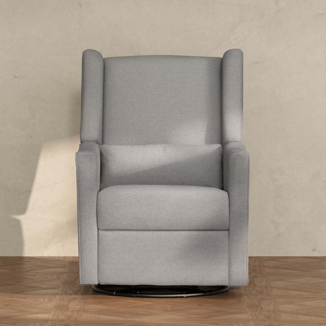 M11288PGEW,Babyletto,Kiwi Glider Recliner w/ Electronic Control and USB in Performance Grey Eco-Weave