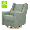 M11288STLB,Babyletto,Kiwi Glider Recliner w/ Electronic Control and USB in Sage Teddy Loop w/ Light Wood Base