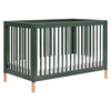M12901FRGRBE,Babyletto,Gelato 4-in-1 Convertible Crib w/Toddler Bed Kit in Forest Green/Blonde Feet
