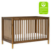 M12901NLGLD,Babyletto,Gelato 4-in-1 Convertible Crib w/Toddler Conversion Kit in Natural Walnut Gold Ft