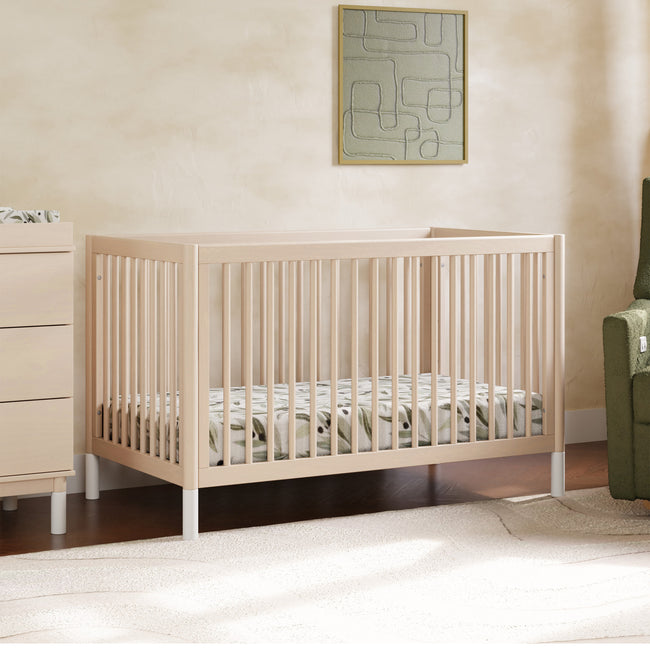 M12901NXW,Babyletto,Gelato 4-in-1 Convertible Crib w/Toddler Conversion Kit in Washed Natural  W Feet