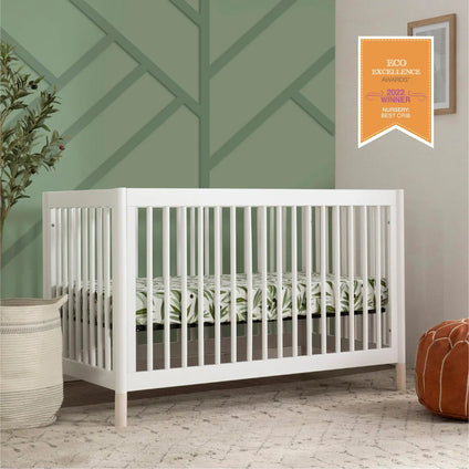 M12901WNX,Babyletto,Gelato 4-in-1 Convertible Crib w/Toddler Conversion Kit in White  NX Feet
