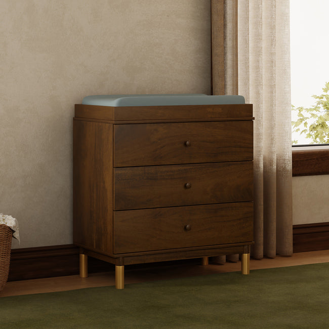 Babyletto Gelato 3-Drawer Compact Changer Dresser with Removable Changing Tray (34