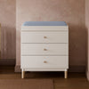 M12923WNX,Babyletto,Gelato 3-Drawer Changer Dresser  Washed Natural Ft w/Removable Changing Tray in White