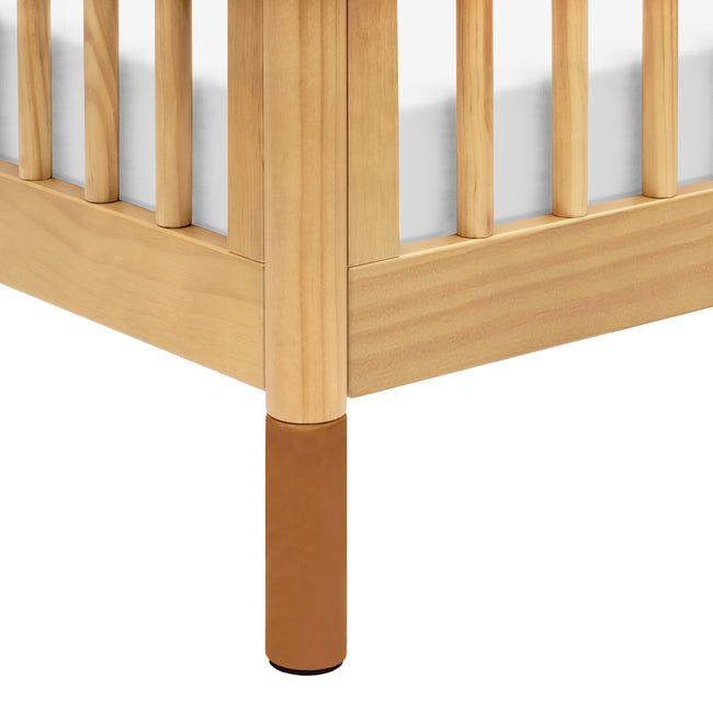 M12998HYVTL,Babyletto,Gelato 4-in-1 Convertible Mini Crib and Twin bed in Honey with Vegan Tan Leather Feet
