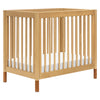 M12998HYVTL,Babyletto,Gelato 4-in-1 Convertible Mini Crib and Twin bed in Honey with Vegan Tan Leather Feet