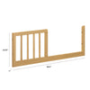 M12999HY,The MDB Family,Toddler Bed Conversion Kit for Gelato Mini in Honey