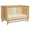 M15401HY,Babyletto,Peggy Mid-Century 3-in-1 Convertible Crib w/Toddler Bed Conversion Kit in Honey
