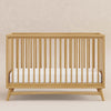 M15401HY,Babyletto,Peggy Mid-Century 3-in-1 Convertible Crib w/Toddler Bed Conversion Kit in Honey