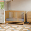 M15401HY,Babyletto,Peggy Mid-Century 3-in-1 Convertible Crib w/Toddler Bed Conversion Kit in Honey