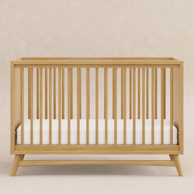M15401HY,Babyletto,Peggy Mid-Century 3-in-1 Convertible Crib w/Toddler Bed Conversion Kit in Honey