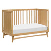 M15401HY,Babyletto,Peggy Mid-Century 3-in-1 Convertible Crib w/Toddler Bed Conversion Kit in Honey
