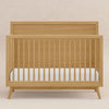 M15901HY,Babyletto,Palma Mid-Century 4-in-1 Convertible Crib w/ Toddler Bed Conversion in Honey