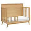 M15901HY,Babyletto,Palma Mid-Century 4-in-1 Convertible Crib w/ Toddler Bed Conversion in Honey
