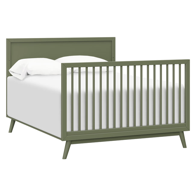 M15901OL,Babyletto,Palma Mid-Century 4-in-1 Convertible Crib w/Toddler Bed Conversion in Olive