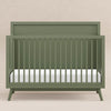 M15901OL,Babyletto,Palma Mid-Century 4-in-1 Convertible Crib w/Toddler Bed Conversion in Olive