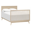 M15901TPE,Babyletto,Palma Mid-Century 4-in-1 Convertible Crib w/Toddler Bed Conversion in Taupe