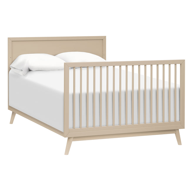 M15901TPE,Babyletto,Palma Mid-Century 4-in-1 Convertible Crib w/Toddler Bed Conversion in Taupe