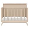 M15901TPE,Babyletto,Palma Mid-Century 4-in-1 Convertible Crib w/Toddler Bed Conversion in Taupe