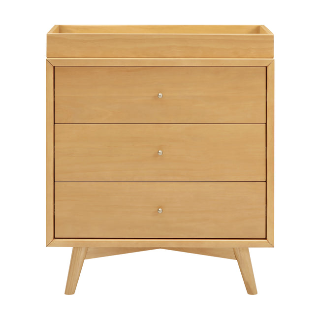 M15913HY,Babyletto,Palma 3-Drawer Assembled Dresser in Honey