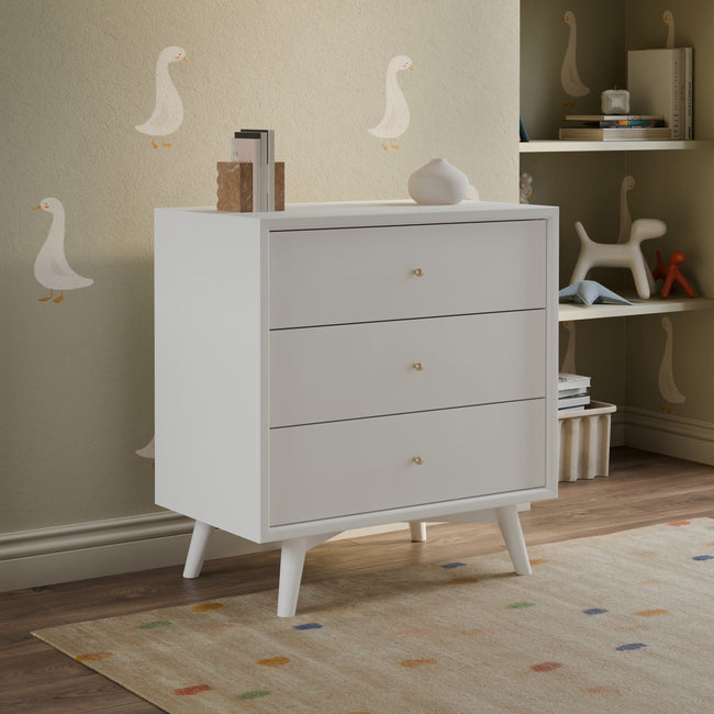 M15913W,Babyletto,Palma 3-Drawer Assembled Dresser in White