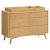 M15916HY,Babyletto,Palma 7-Drawer Double Dresser  Assembled in Honey