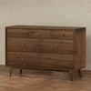 M15916NL,Babyletto,Palma 7-Drawer Double Dresser  Assembled in Natural Walnut