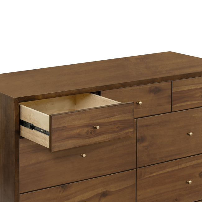prepac milo mid century modern 7-drawer dresser Prepac Milo Drifted Gray Pine 7-Drawer Standard Dresser at Lowes.com