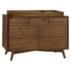 M15916NL,Babyletto,Palma 7-Drawer Double Dresser  Assembled in Natural Walnut