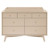 M15916TPE,Babyletto,Palma 7-Drawer Double Dresser  Assembled in Taupe