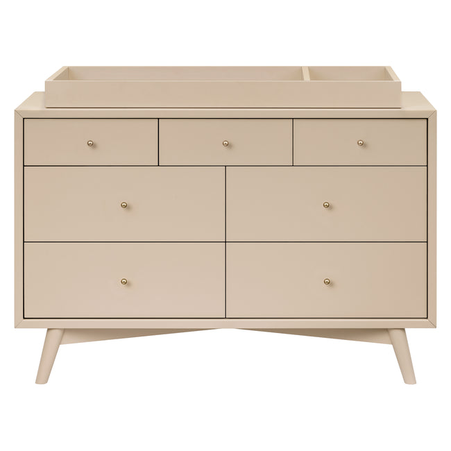M15916TPE,Babyletto,Palma 7-Drawer Double Dresser  Assembled in Taupe