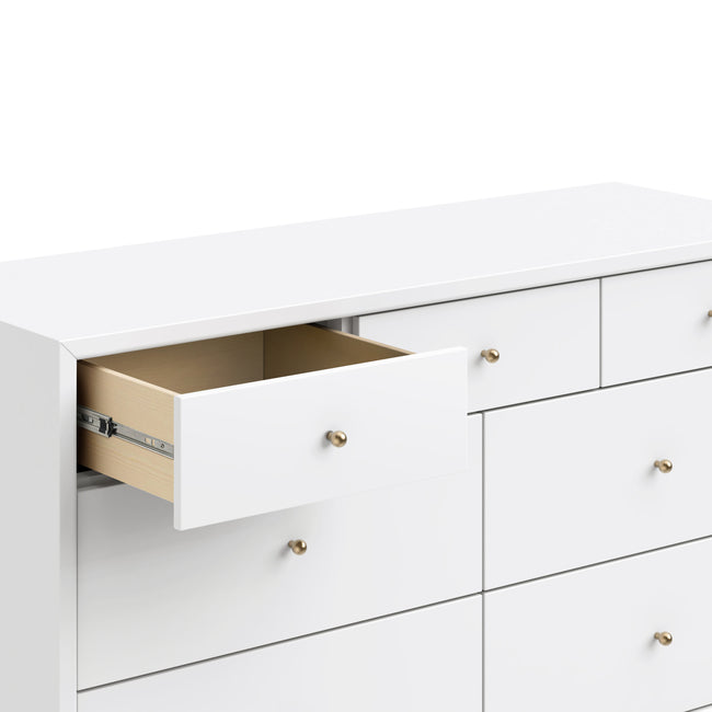 M15916W,Babyletto,Palma 7-Drawer Double Dresser  Assembled in White