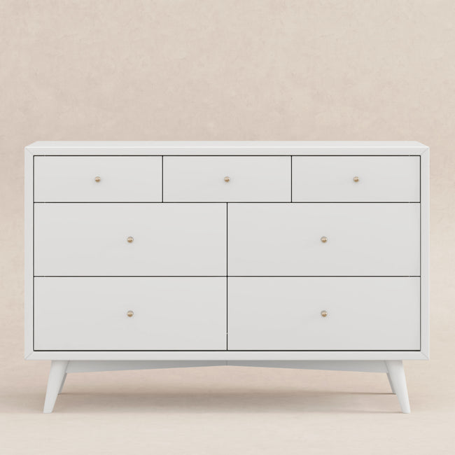 M15916W,Babyletto,Palma 7-Drawer Double Dresser  Assembled in White