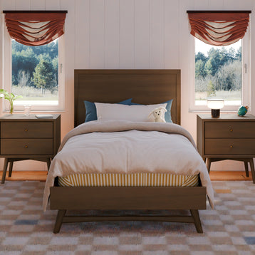 M15969NL,Babyletto Kids,Palma Twin Bed in Natural Walnut