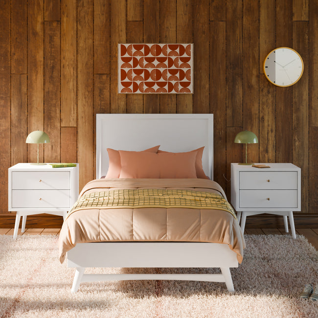 M15969W,Babyletto Kids,Palma Twin Bed in White