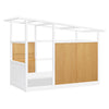 M15976HYW,Babyletto Kids,Palma Mid-Century House Twin Bed in Honey and White
