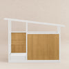 M15976HYW,Babyletto Kids,Palma Mid-Century House Twin Bed in Honey and White