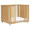 M15980HY,Babyletto,Palma 8-in-1 Convertible All-Stages® Crib w/ Bassinet & Toddler Bed Kits in Honey