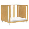 M15980HY,Babyletto,Palma 8-in-1 Convertible All-Stages® Crib w/ Bassinet & Toddler Bed Kits in Honey