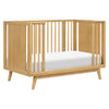 M15980HY,Babyletto,Palma 8-in-1 Convertible All-Stages® Crib w/ Bassinet & Toddler Bed Kits in Honey