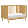 M15980HY,Babyletto,Palma 8-in-1 Convertible All-Stages® Crib w/ Bassinet & Toddler Bed Kits in Honey