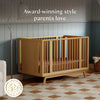 M15980HY,Babyletto,Palma 8-in-1 Convertible All-Stages® Crib w/ Bassinet & Toddler Bed Kits in Honey