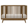 M15980NL,Babyletto,Palma 8-in-1 Convertible All-Stages® Crib w/ Bassinet & Toddler Bed Kits in Natural Walnut