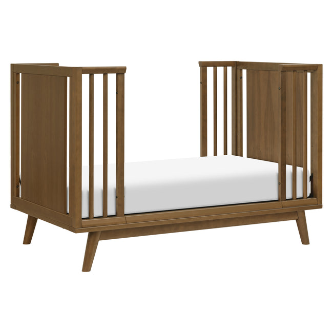 M15980NL,Babyletto,Palma 8-in-1 Convertible All-Stages® Crib w/ Bassinet & Toddler Bed Kits in Natural Walnut