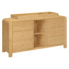 M18416HY,Babyletto Kids,TipToe 6-Drawer Assembled Dresser with Cubbies in Honey