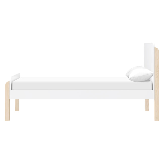 M18469WNX,Babyletto Kids,TipToe Twin Bed in White and Washed Natural