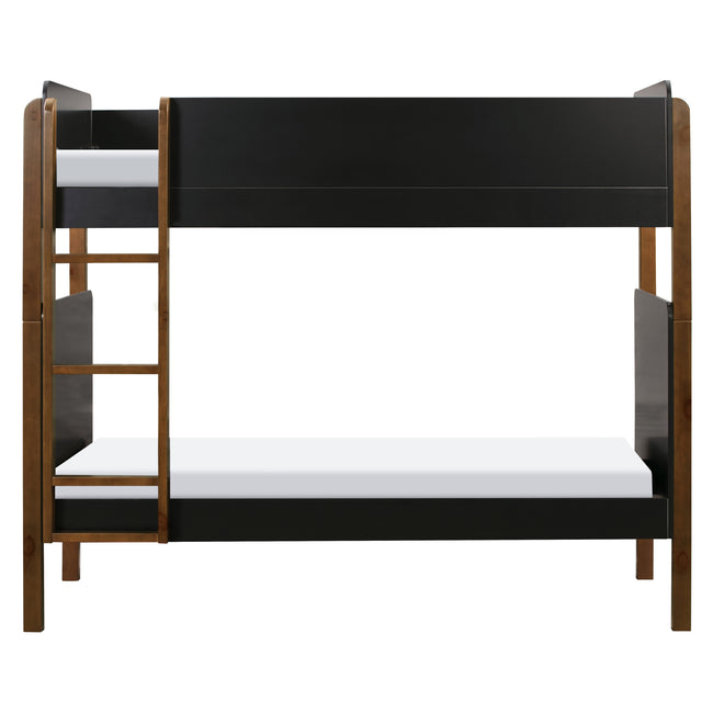M18494BNL,Babyletto Kids,TipToe Bunk Bed in Black and Natural Walnut